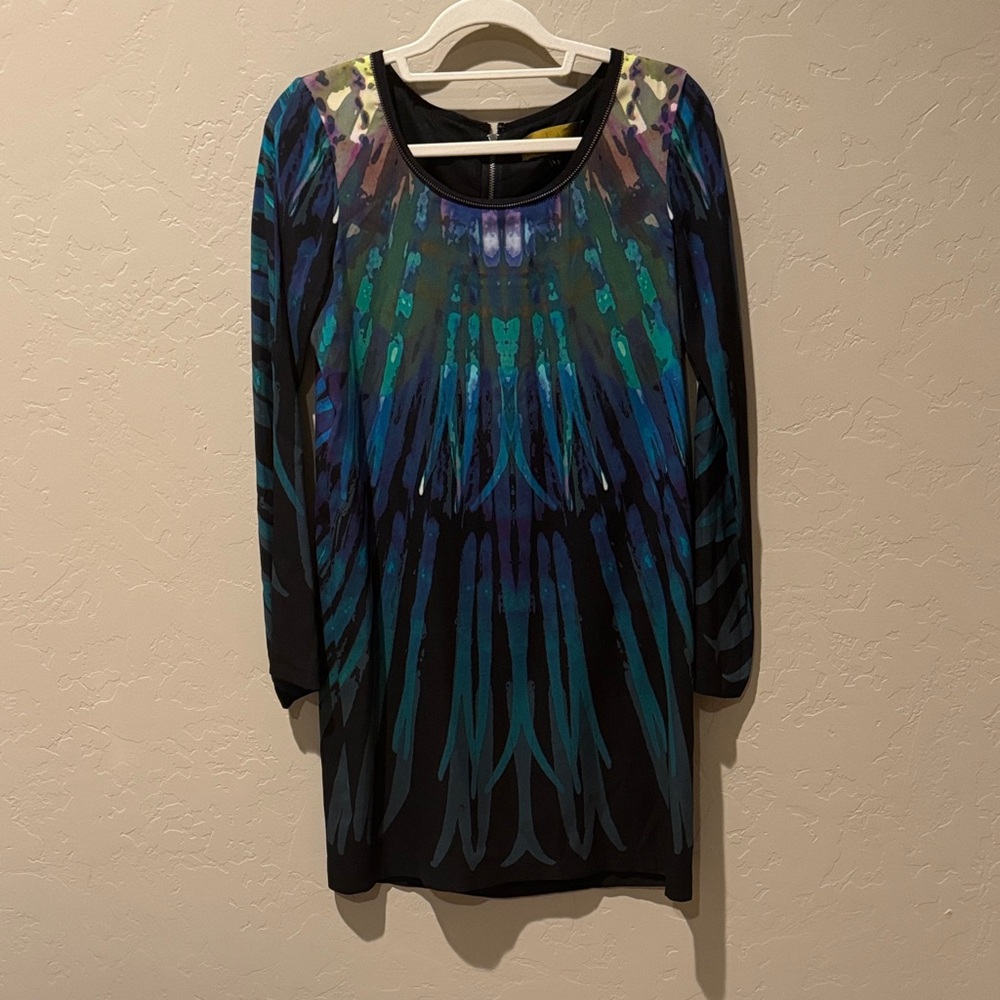 Nicole Miller Multicolor Long Sleeve Dress